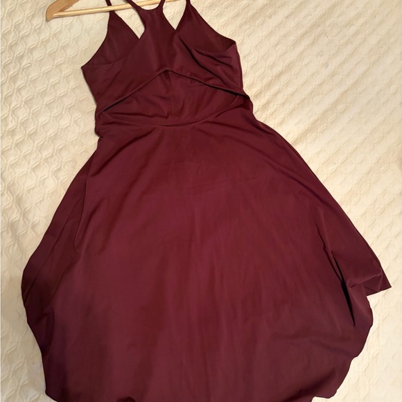 Halara Burgundy Athletic Dress - Picture 3 of 6